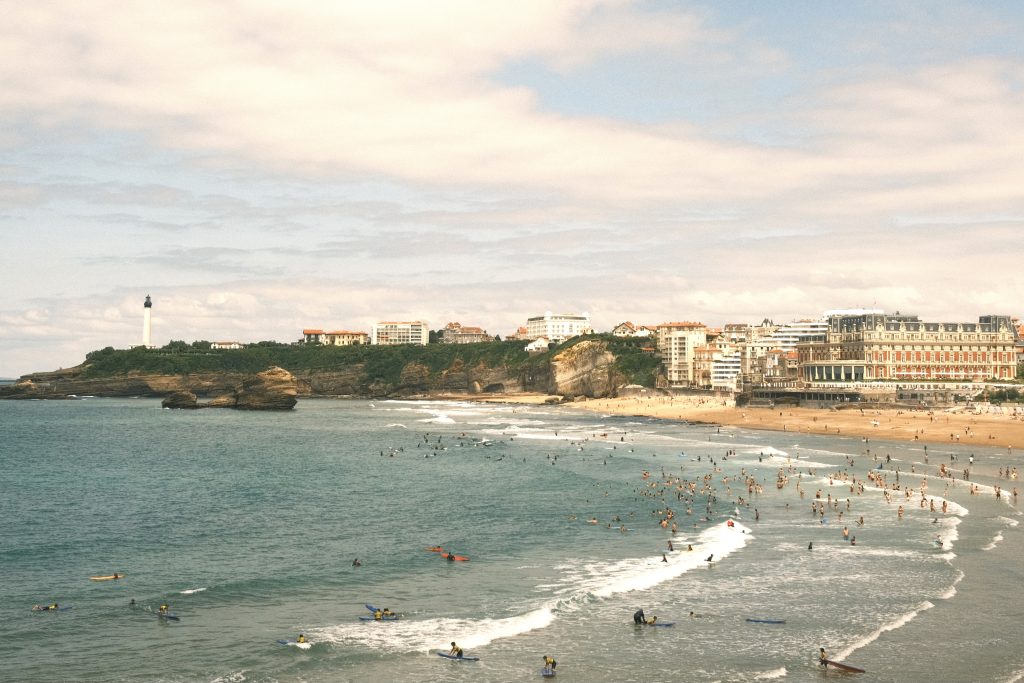 la grande plage de biarritz
